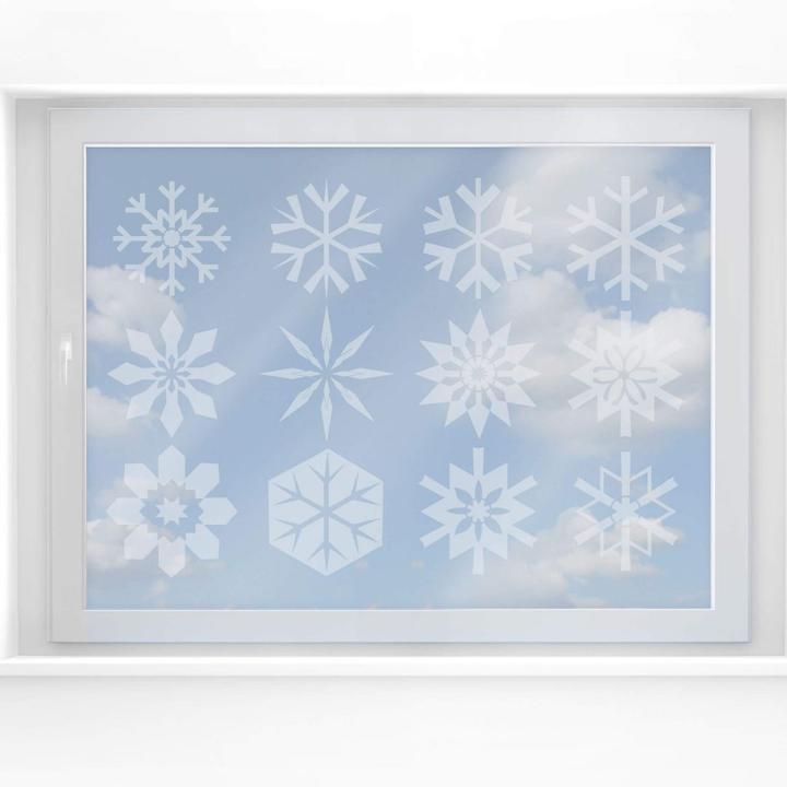Produktbild Trenddeko Schneeflocken (21 x 29.7 cm)