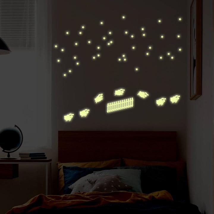 Trenddeko Étoiles lumineuses Compter les moutons