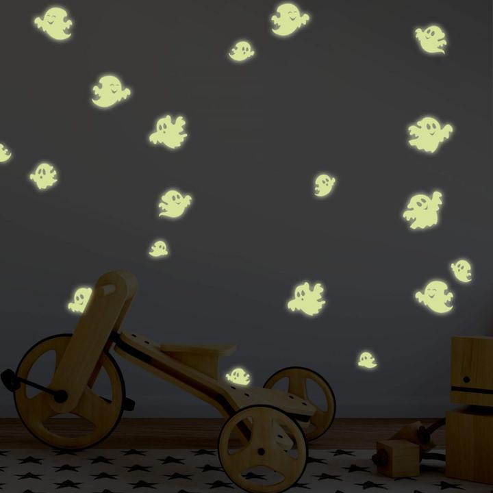 Immagine prodotto Trenddeko Adesivi luminosi Fantasmi divertenti (21 x 21 cm)