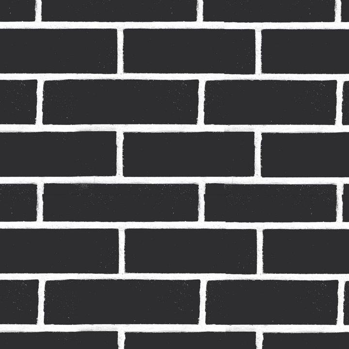 Produktbild Trenddeko Schwarzer Ziegelstein - selbstklebend (200 x 45 cm)