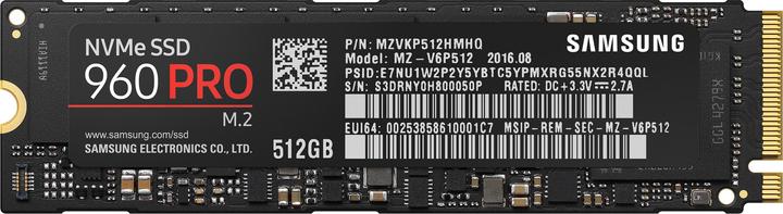 Samsung 960 Pro (512 GB, M.2)