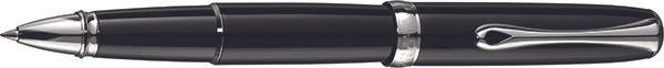 Actual product image Diplomat Rollerball Excellence A2 lacquer black (Black/Silver, 1 x)