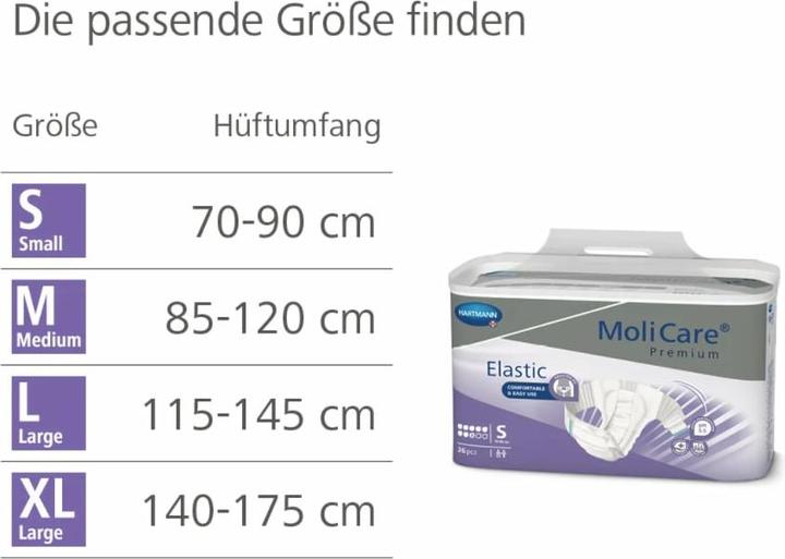 Produktbild MoliCare Elastic 8 Inkontinenz Slip (26 x, Mini)