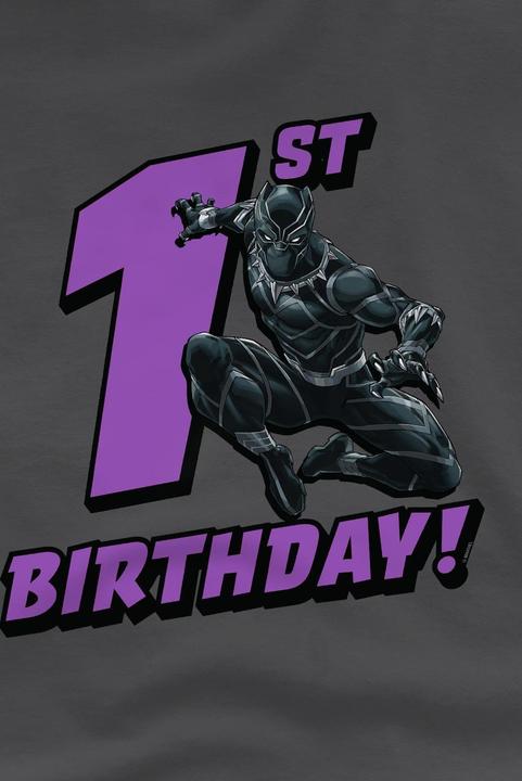 Produktbild Black TShirt 1. Geburtstag (140)