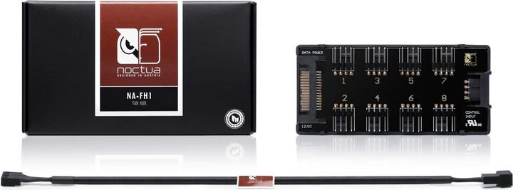 Actual product image Noctua NA-FH1 8x Fan Hub (8 Fan)