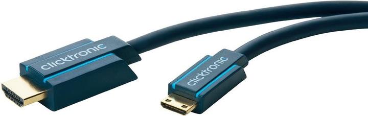 Produktbild clicktronic Mini-HDMI Adapterkabel Ethernet (2 m, HDMI)