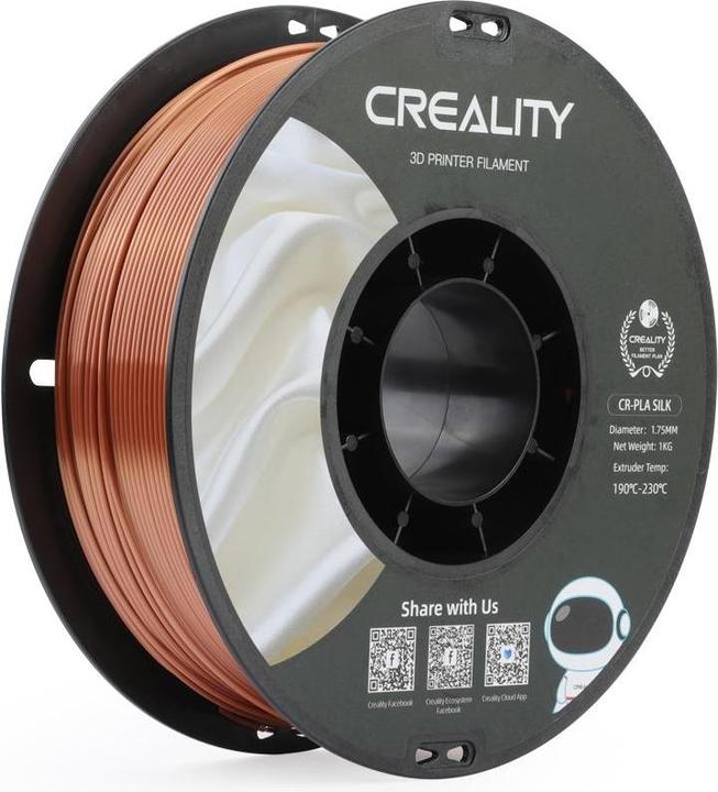 Produktbild Creality Filament PLA Silk (PLA, 1.75 mm, 1000 g, Braun)