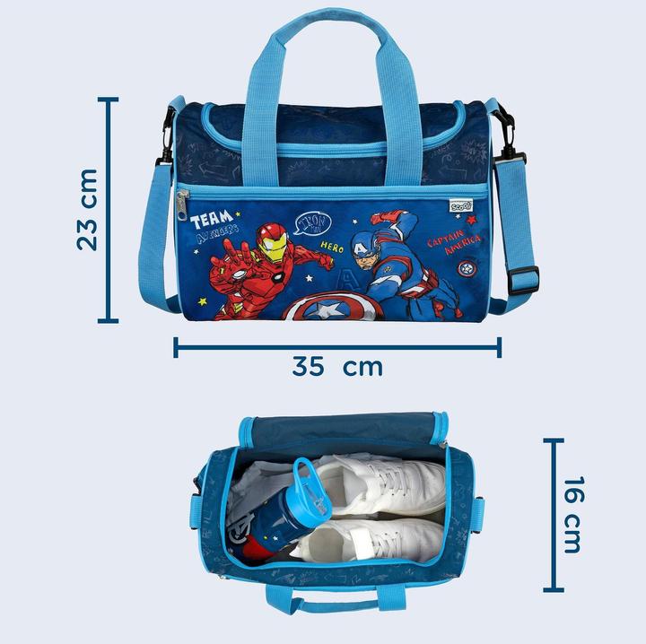 Immagine prodotto Scooli Borsa da palestra Avengers da 8 litri (8 l)