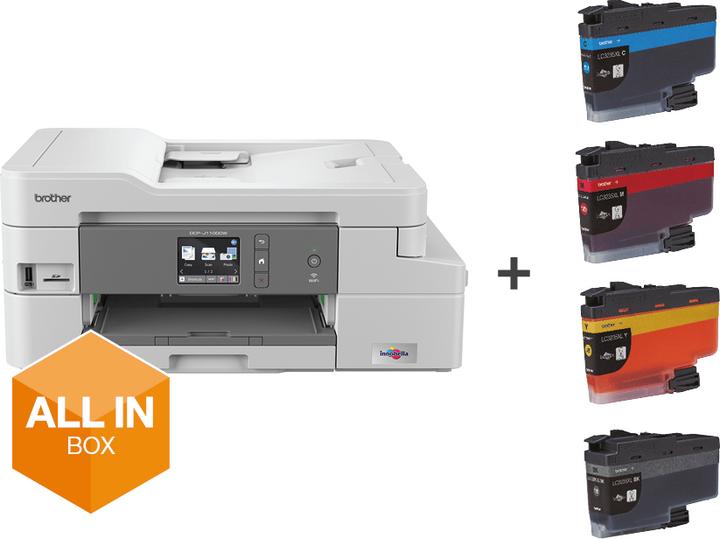Brother DCP-J1100DW inkl. XL-Tintenmultipack (Tintenpatrone, Farbe)