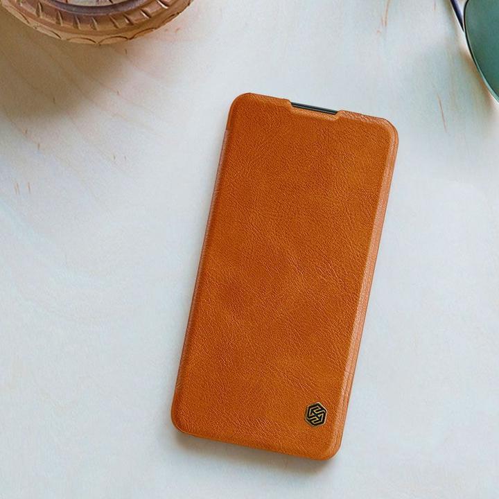 Produktbild Nillkin Qin Case Case für Xiaomi Poco M4 Pro 5G Kamera Protector Holster Pouch Cover Flip Co (Xiaomi Poco M4 Pro 5G)