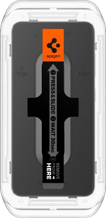 Actual product image Spigen Glas.TR Sam S24 S921 "EZ FIT" 2szt. szkło hartowane AGL07440 (2 Piece, Samsung Galaxy S24)