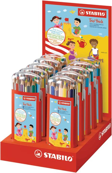 Immagine prodotto STABILO Trio di pastelli spessi (Multicolore, 150 x)