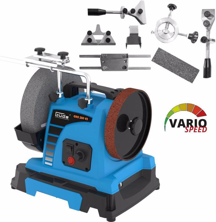 Güde GNS 250 VS Set (Nassschleifer, Trockenschleifer, 150 W)