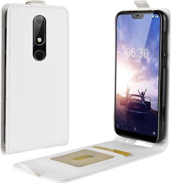 Actual product image MU Classic Crazy Horse Leather Flipcase Series (Nokia 6.1 Plus)