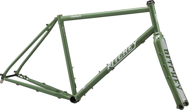 Produktbild Ritchey Outback V4 Disc Gravel Rahmenkit, 650B/700C, Di2, XL, winter sage/white