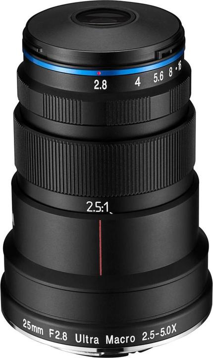 Venus Optic Laowa 25 mm f/2.8 2.5-5x UltraMacro (Monture L, Plein format)