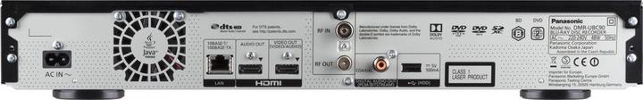 Image du produit Panasonic Dmr-Ubc90egk (2000 Go, Lecteur Blu-ray, Enregistreur Blu-ray)