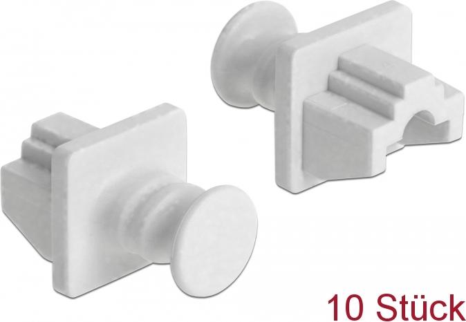 Immagine prodotto Delock Coperchio antipolvere per spine - bianco (confezione (Modulo cieco)