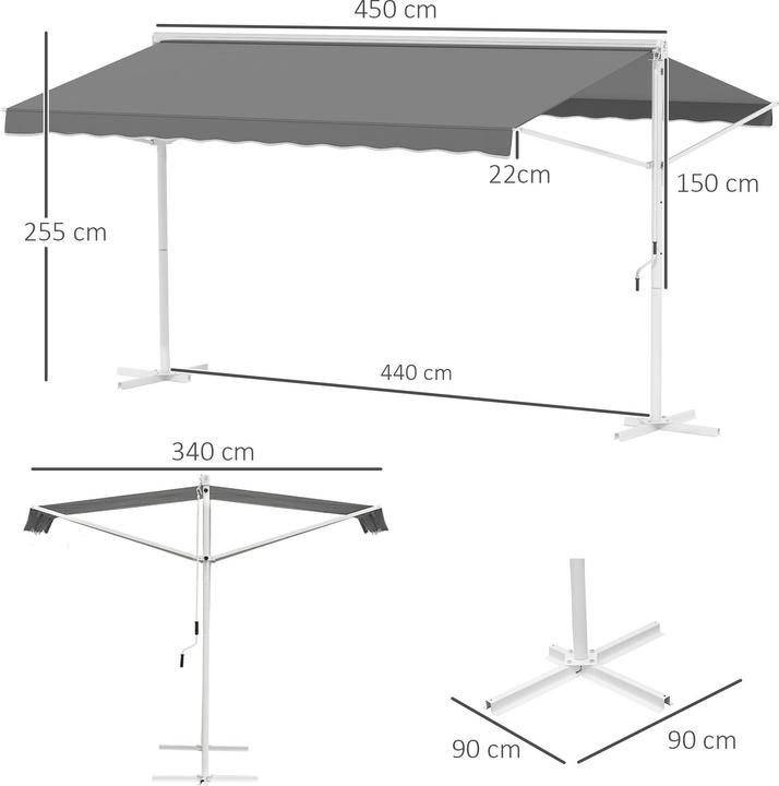 Image du produit Outsunny Store de jardin (3.42 m)