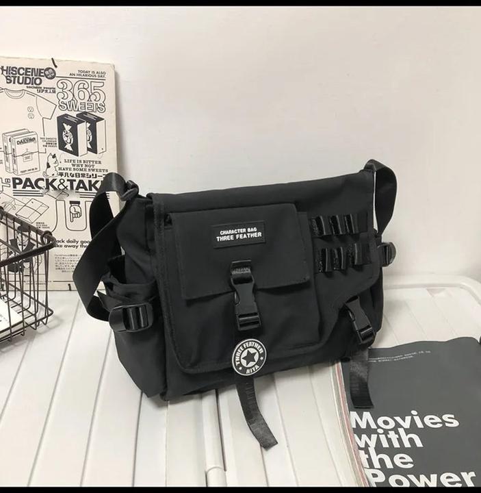 Immagine prodotto Only-Bags.Store Borse a tracolla in nylon Postino Studente Borsa Messenger Grande Satchel Moda Bookbag Grande