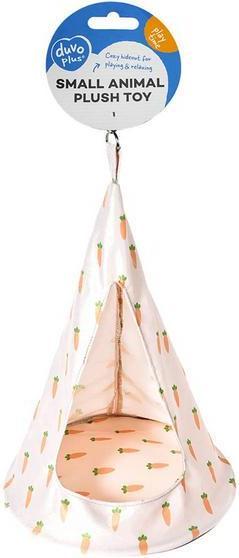 Immagine prodotto Duvoplus Tepee da appendere in peluche di carota, 23x23x42cm