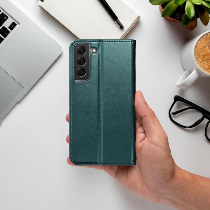 Produktbild OEM Book case SMART MAGNETO Book case for SAMSUNG A56 dark green (Oppo A56)