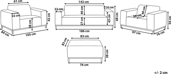 Actual product image Beliani Rovigo