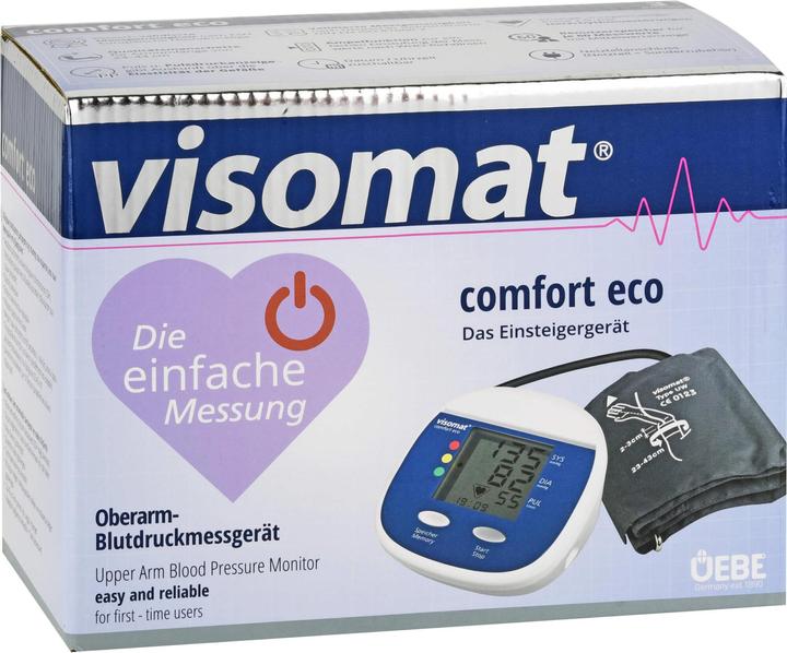 Actual product image UEBE visomat comfort eco Beginner's device for blood pressure measurement, 1 pc. Device (Blood pressure monitor upper arm)