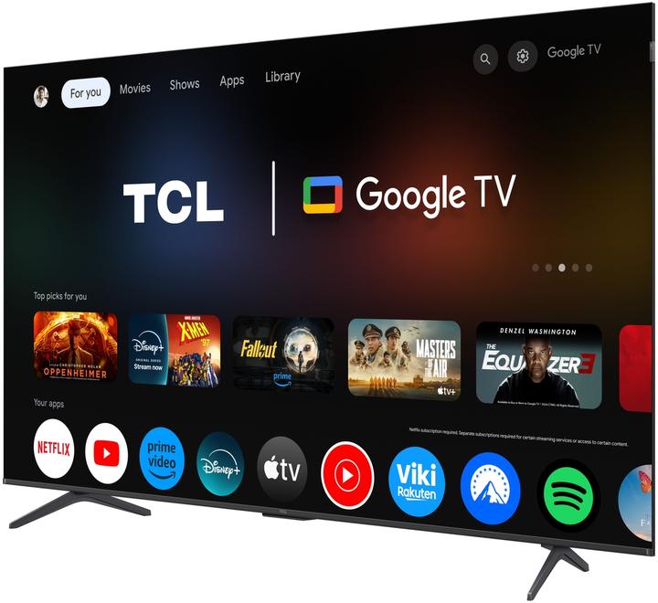 Actual product image TCL 75P8K 75" 4K QLED HDR Smart TV (75", QLED, 4K, 2025)