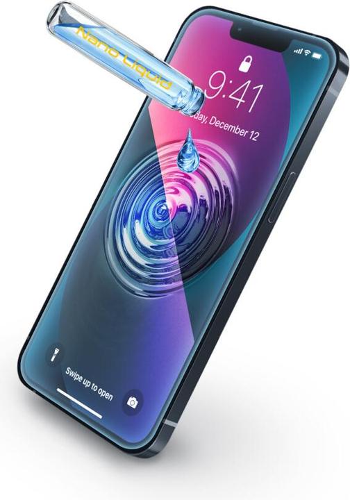 Actual product image prio Liquid glass screen protector with double nano coating (2 Piece, Huawei P50, Motorola Moto G54, Xiaomi 13T, Sony Xperia 1 IV, OnePlus 12R)