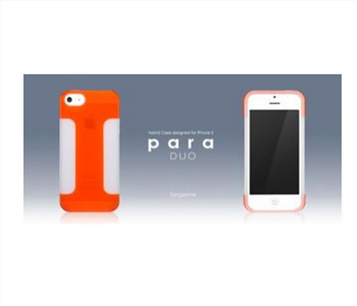 Produktbild more. Para Duo Hybridcase für iPhone 5/5S/SE Tangerine Orange (Apple iPhone 5, Apple iPhone 5s)