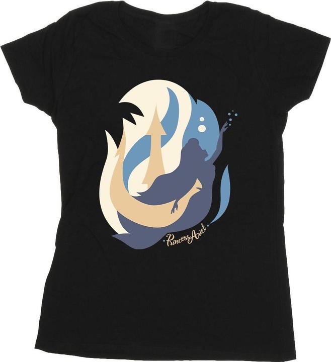 Image du produit Disney - T-shirt THE LITTLE MERMAID COLOUR SILHOUETTES - Femme (XL)