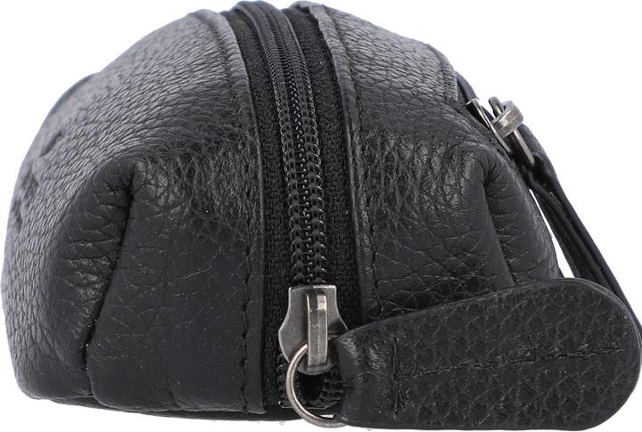 Actual product image Braun Büffel Prato leather key case 9 cm