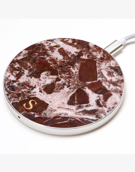 Produktbild Safari Selection Ladestation CIRCLE MARBLE bordeaux (10 W)