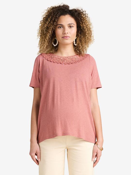 Produktbild Envie de Fraise Wendbares Umstandsshirt mit Makramee-Spitze (W32/L34)