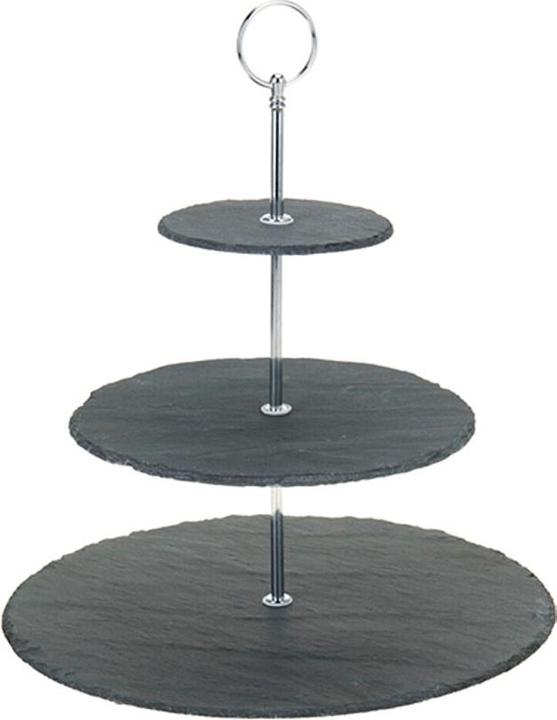 Fs-Star Etagere mit 3 Ablagen Schiefer