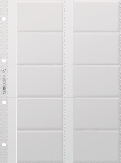 Produktbild Kolma Zeigetasche A4 für Visitenkarten glatt superstrong (ID-Kartenformat, 5 x)