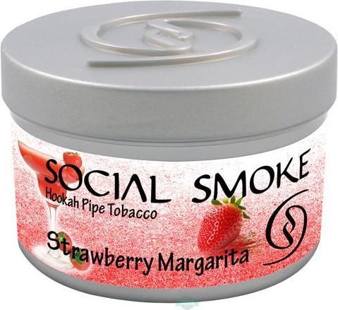 Actual product image Social Smoke Strawberry Margarita 100g (Strawberry, Sweet lime)