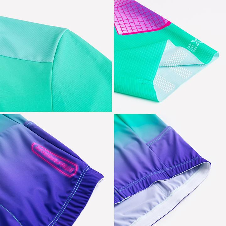 Produktbild Van rysel Radtrikot Rennrad kurzarm Sommer Racer 2 Aquamarin (S)