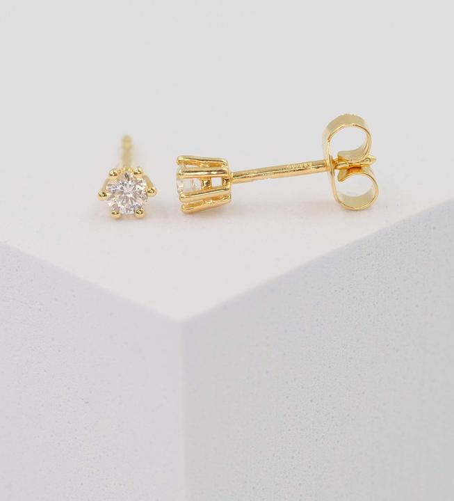 Produktbild Muau Ohrstecker 6-Griff-Fassung (750/18 K Gold)