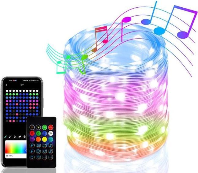 Image du produit MU Classic Holly Series Guirlande lumineuse Bluetooth intelligente (5 m)