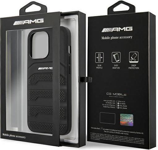 Produktbild Mercedes Mercedes-Benz TASCHE AMG LINE LEDER für iPhone 14 PRO universal (Apple iPhone 14 Pro)
