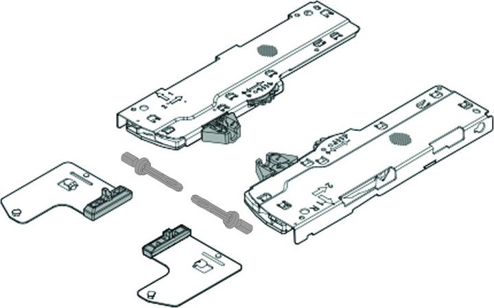 Produktbild Blum Tip-On Blumotion Set