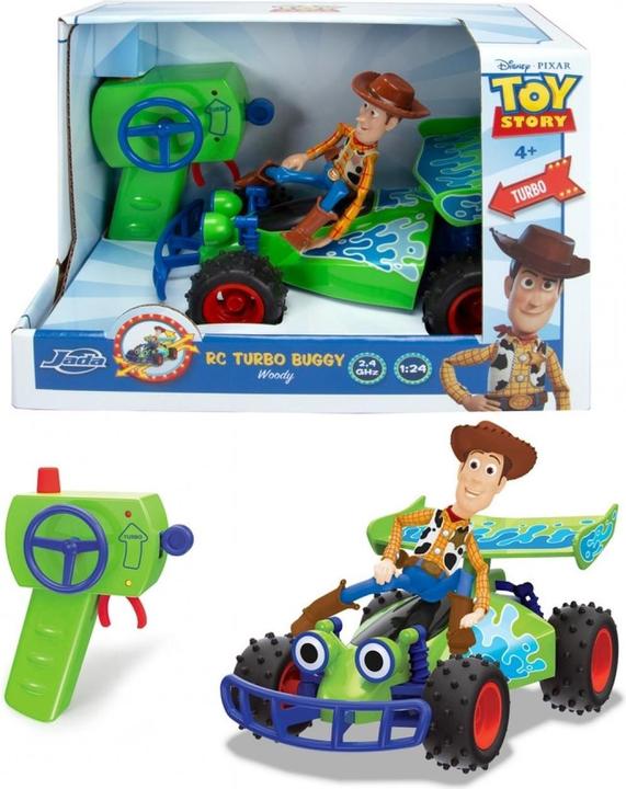 Actual product image Dickie RC Toy Story Buggy with Woody 1:24