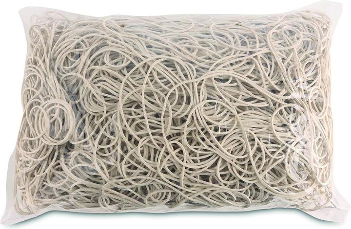 Actual product image Office Products rubber bands, diameter 100mm, 1, 3x4mm, 60% rubber, 1000g, package, white