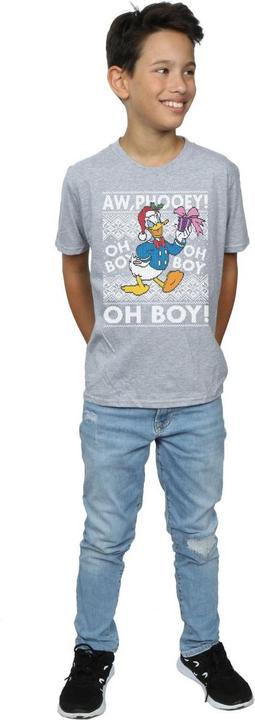 Image du produit Disney - T-shirt DONALD DUCK CHRISTMAS FAIR ISLE - Garçon (140, 146)