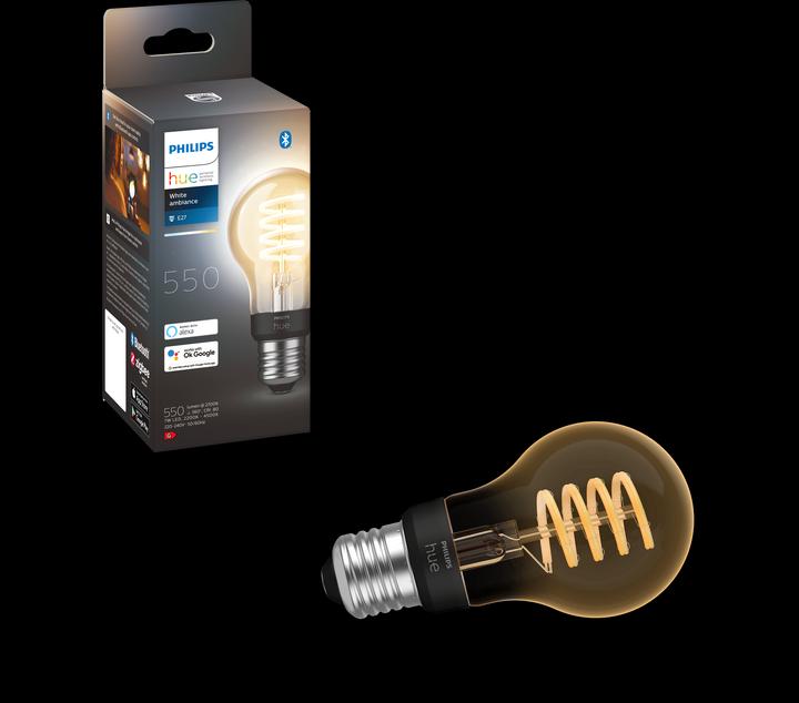 Immagine prodotto Philips Hue Philips E27 Confezione singola di filamenti (E27, 7 W, 550 lm, 1 x, G)