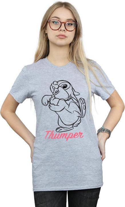 Immagine prodotto Disney Bambi Thumper Line Drawing Maglietta Ampia Donna (M)
