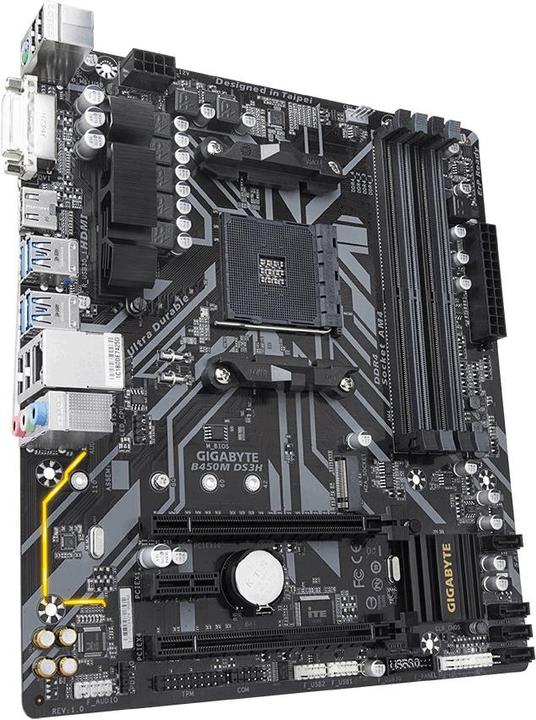 Produktbild Gigabyte B450M DS3H (AM4, AMD B450, mATX)