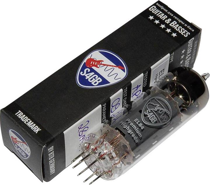 Actual product image Conrad Components Electron Tube Power Amplifier Tube EL84 S4 Premium Selected For Guitar & Bass